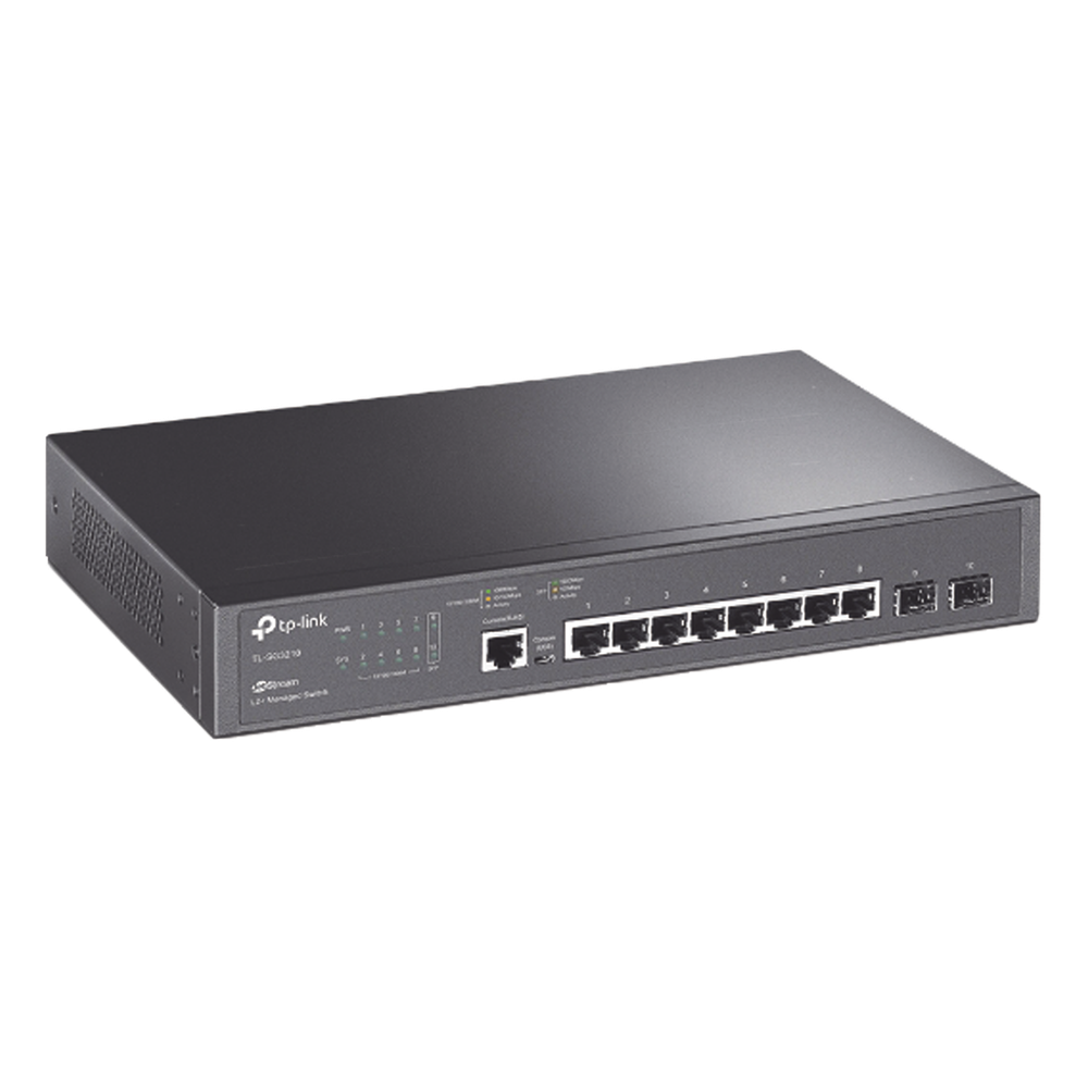 Switch JetStream SDN Administrable 8 puertos 10/100/1000 Mbps + 2 puertos SFP, administración centralizada OMADA SDN - Imagen 2