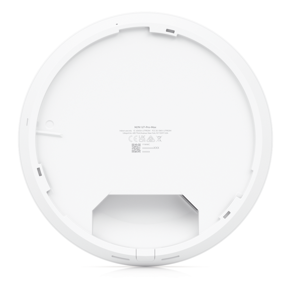 Access Point UniFi U7 Pro Max con 8 streams espaciales / para Techo o Pared / Tribanda (2.4/5/6GHz) / Radio Dedicado a Escaneo Espectral / Puerto 2.5 GbE / +500 clientes / POE+ (No incluido) / Para alta densidad de usuarios en escenarios exigentes - Imagen 5