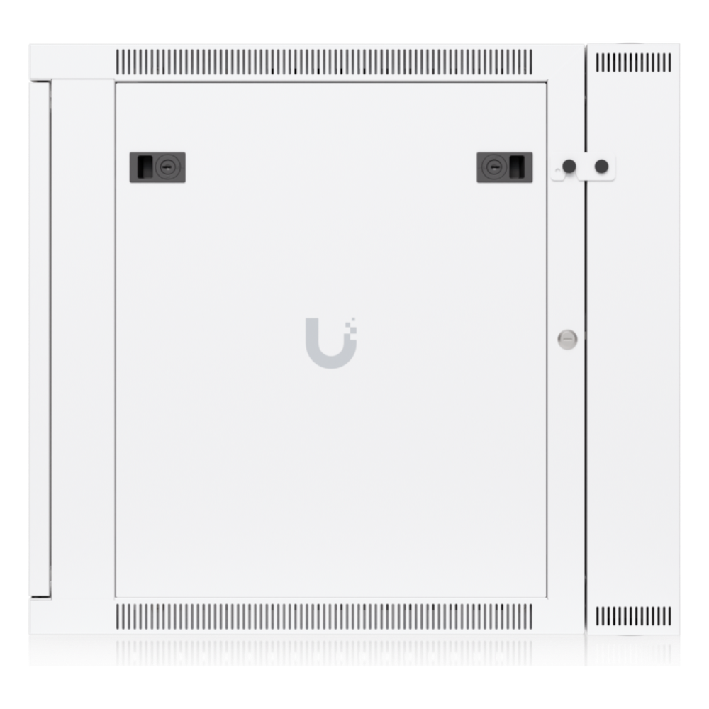 UACC Rack Cabinet 12U (600 x 703 mm) - Gabinete Cerrado para Montaje en Pared con Puerta Frontal de Vidrio Templado, Puerta Trasera Abatible (Swing-Out) y Paneles Laterales Removibles con Llave - Imagen 2