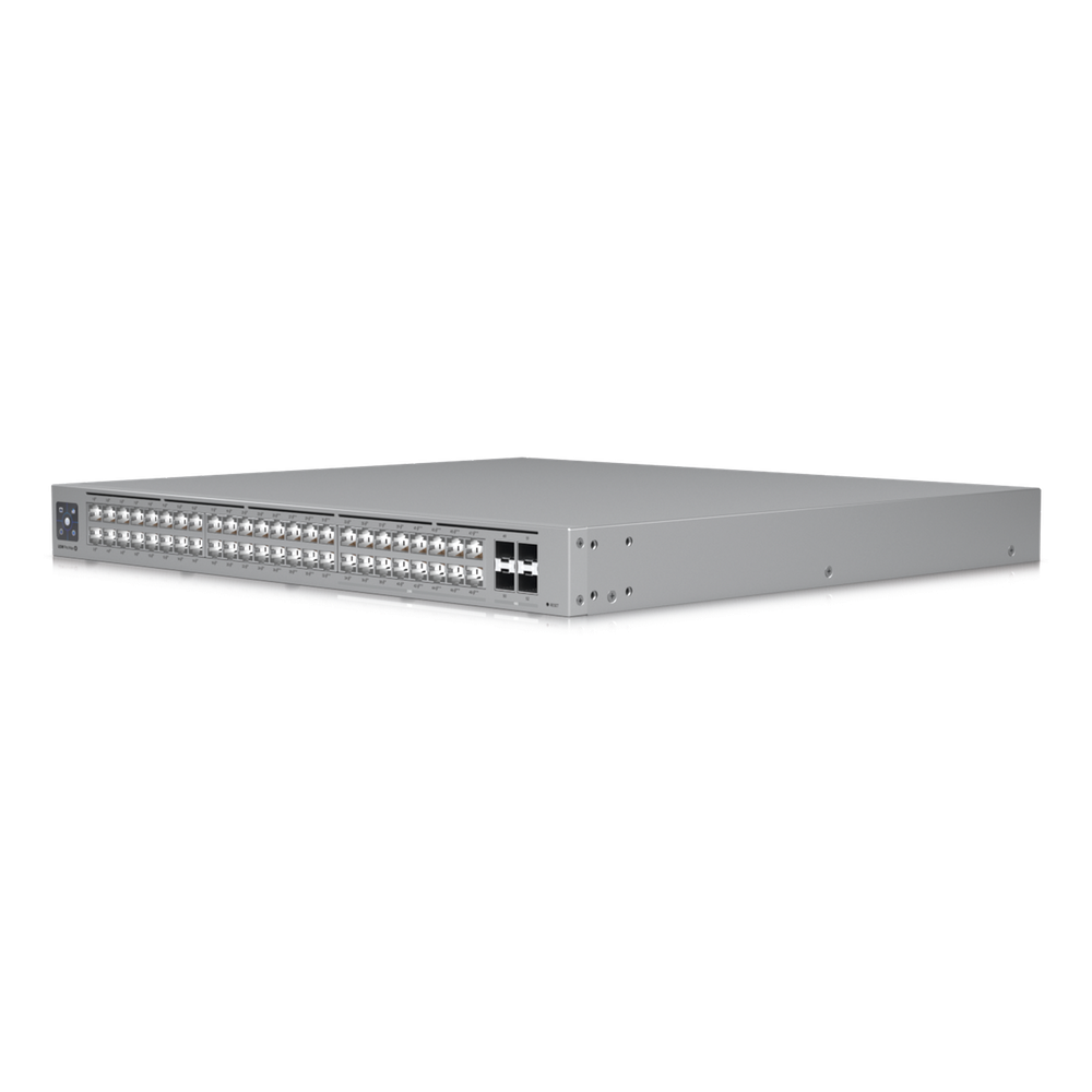 UniFi Switch Pro Max 48 POE, con funciones capa 3, 48 puertos (16 puertos 2.5 GbE (8 POE++ y 8 POE+) y 32 puertos 1 GbE (24 POE+ y 8 POE++)), 2 puertos SFP+ 10G, POE++ 720W, pantalla informativa - Imagen 2