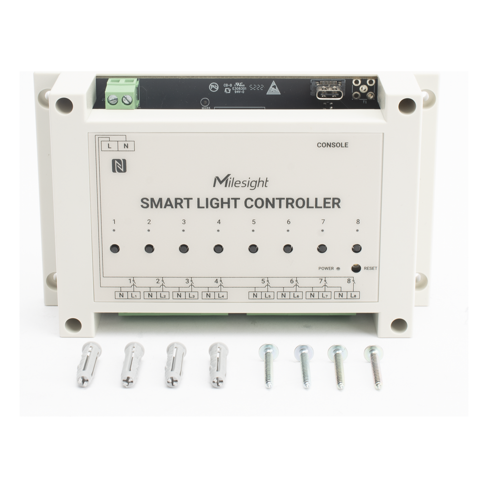 Controlador Inteligente de Iluminación LoRaWAN / 8 Circuitos / Medición de Energía / D2D Sin Gateway / Programación Automática - Imagen 2