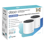 Kit 2 Routers Inalámbricos MESH Interior para Hogar / Doble Banda Wi-Fi 6 AX3000 Mbps / 3 Puerto Gigabit WAN/LAN / 2 Antenas Internas / Administración Mediante la App Deco (iOS, Android) / Protección HomeShield - Imagen 3