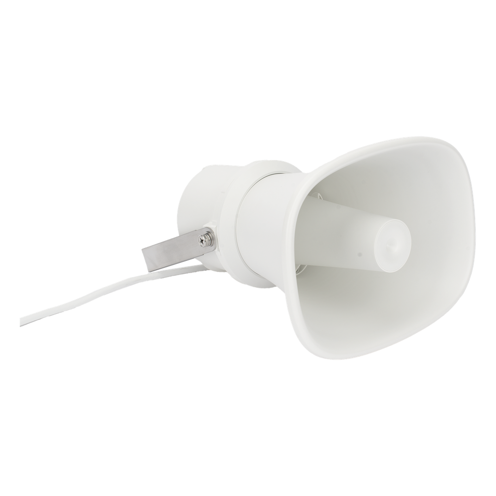 Bocina (Altavoz IP ) | Tipo Trompeta | 25 Watts | No requiere amplificador | 24VCD | Exterior IP67 | Metal | Entrada de alarma | Voceo en tiempo real | Calendarización de audios | Síntesis de Voz (TTS) - Imagen 3