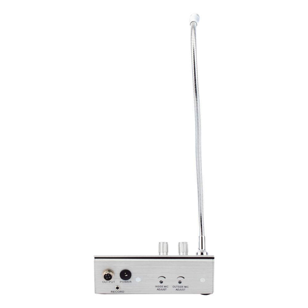 Sistema de Intercomunicación | Ideal para Ventanillas | Audio de voz de dos vías | 12V/1A 2W | Micrófono Interior + Micrófono Exterior - Imagen 3