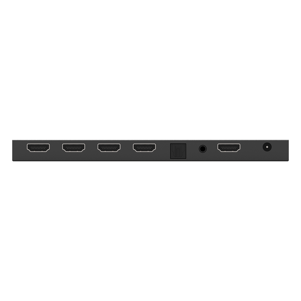 Splitter HDMI 1x4 | 1 Entrada a 4 salidas (Simultaneas) | 4K@60Hz | Extractor de Audio | Down Scaler | HDR 4:4:4 | EDID | 18Gbps - Imagen 4