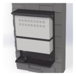 Gabinete Metálico para DVR/NVR con Chapa y llave. - Imagen 3