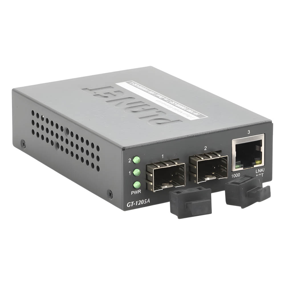 Convertidor de Medios con Doble Puerto SFP 1000BASE-FX/SX/LX y Puerto Ethernet 1000Base-T - Imagen 3