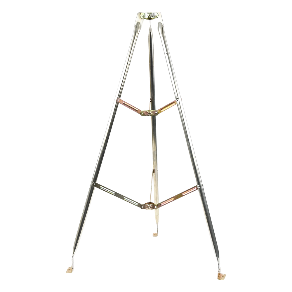 Montaje de tripie para exterior, altura total del tripie 1.52 m. Compatible con mástiles de hasta 3 m de largo 1 1/4 a 2" de diámetro - Imagen 3