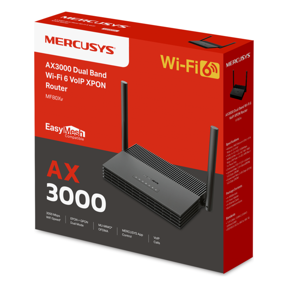 ONU/ONT - XPON Router WiFi 6 AX 3000 / 1 Puerto PON SC/APC / 1 Puerto WAN/LAN Gigabit / 3 Puertos LAN 10/100/1000 MBPS / Soporta AgiNet Config - AgiNet ACS (herramienta de gestón remota) - Imagen 3
