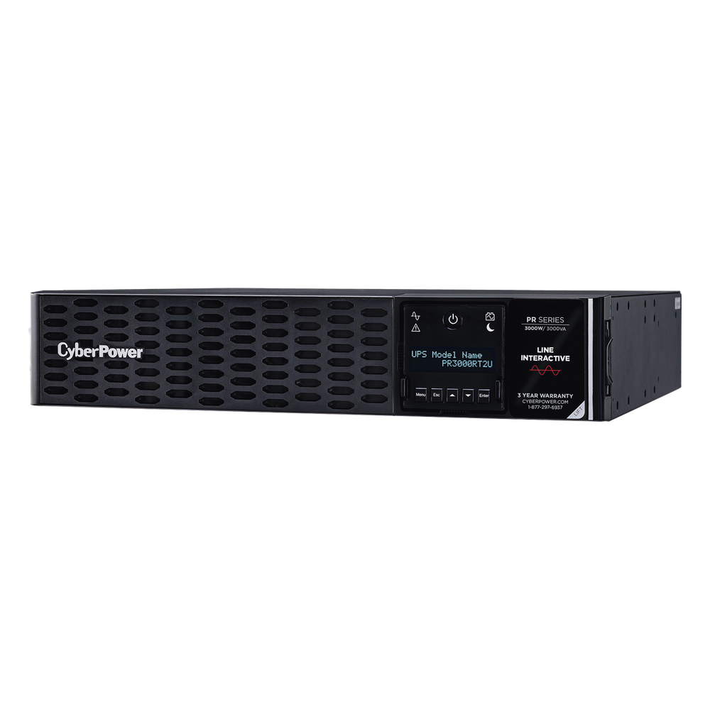 UPS de 3000 VA/3000 W, Topología Línea Interactiva, Entrada 120 Vca NEMA L5-30P, Onda Senoidal Pura, Torre o Rack 2 UR, Con 8 Tomas NEMA 5-20R y 1 NEMA L5-30R - Imagen 3