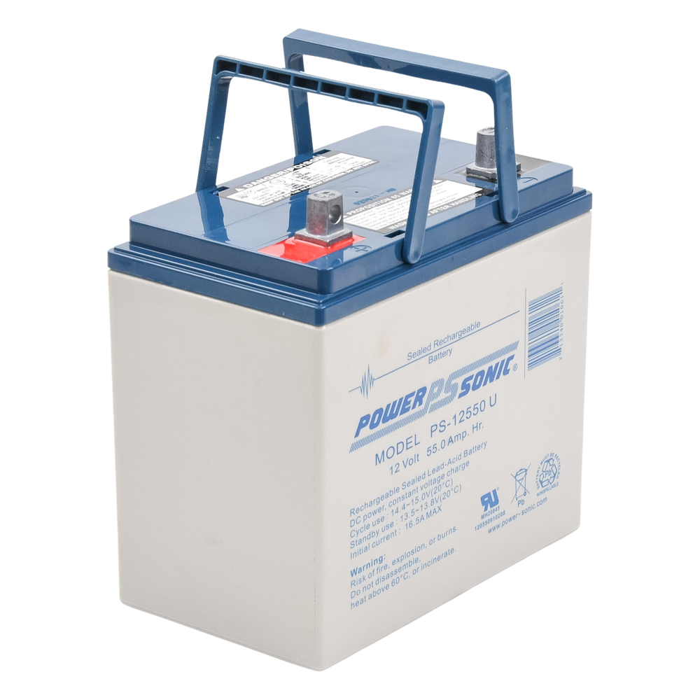 Batería 12V, 55AH, Para Respaldo, Tecnologías AGM/VRLA, 5 Años Vida Útil, Terminales U, Reconocida UL - Imagen 3