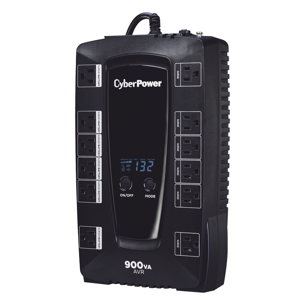 UPS de 900 VA/480 W, Topología Línea Interactiva, Entrada 120 Vca NEMA 5-15P, Tipo Gabinete Compacto, Con 12 Tomas NEMA 5-15R - Imagen 3