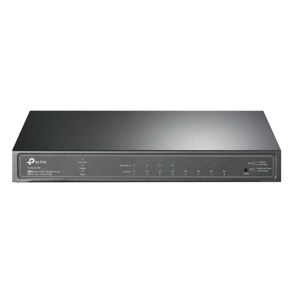 Switch Omada / 8 Puertos Gigabit / 4 Puertos PoE+ 802.3at/af / Presupuesto PoE 62 W / 30 W por Puerto / Gestión Cloud Omada / L3 Static Routing / Sin Ventilador / Metal - Imagen 3