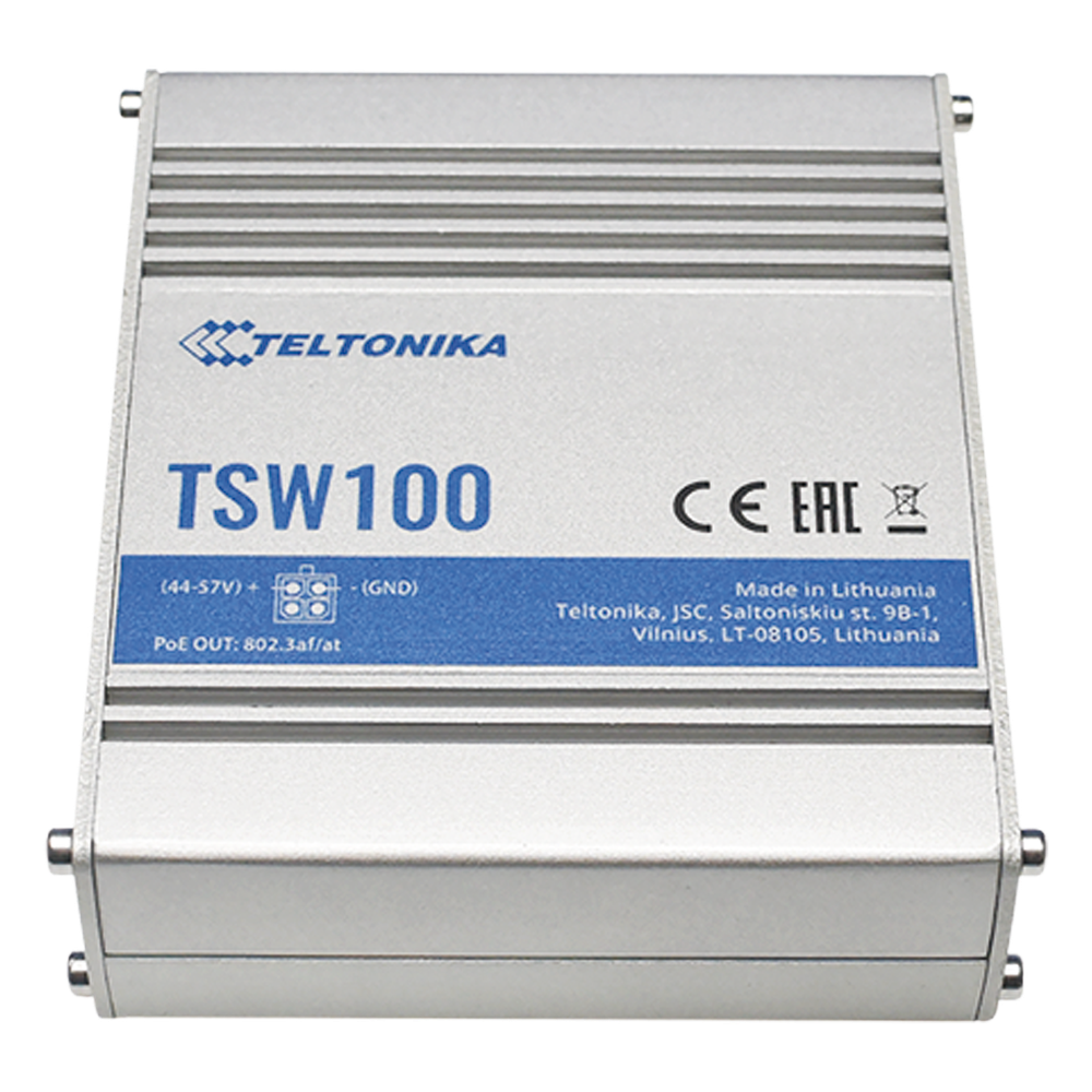 Switch Industrial No-Administrable 5 puertos Gigabit, PoE en 4 puertos 802.3af/at (120W) - Imagen 3