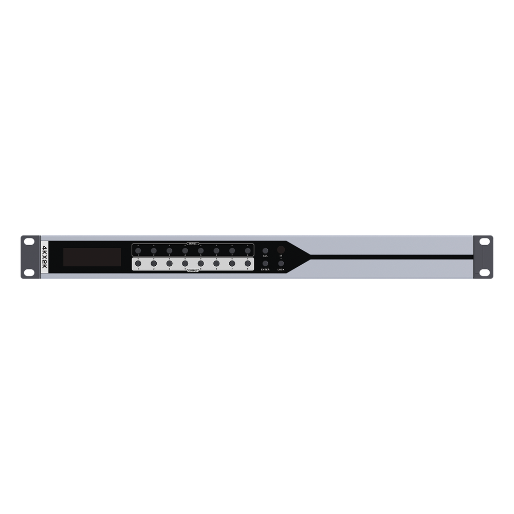 MATRICIAL DE VIDEO HDMI 8 x 8 / 8 Entradas y 8 Salidas en HDMI / 4K @ 30Hz / 10.2 Gbps / HDMI 1.4 / HDCP 1.4 / 3D / Conmutación por Botón, RS232 o Control Remoto / IDEAL PARA CENTROS DE MONITOREO, COMPARACION Y ANALISIS. - Imagen 4