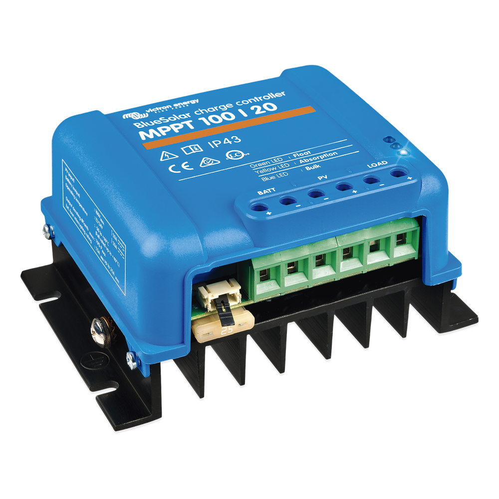 BlueSolar MPPT 100/20. Controlador Solar MPPT 20A, Voltaje Selección Automática: 12/24/48 Vcc. - Imagen 3