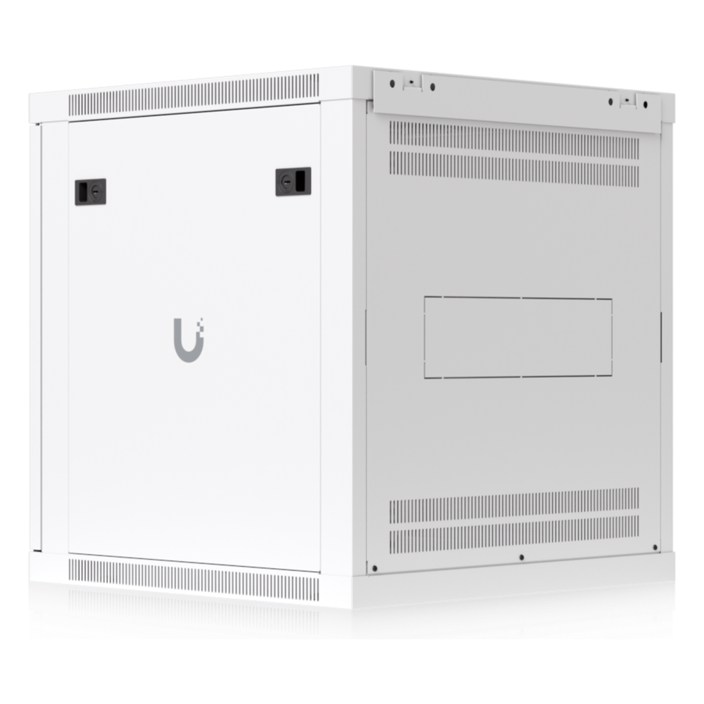 UACC Rack Cabinet 12U (598 x 600 mm) - Gabinete Cerrado para Montaje en Pared con Puerta Frontal de Vidrio Templado, Totalmente Ensamblado con Ventiladores Integrados y Paneles Removibles - Imagen 3
