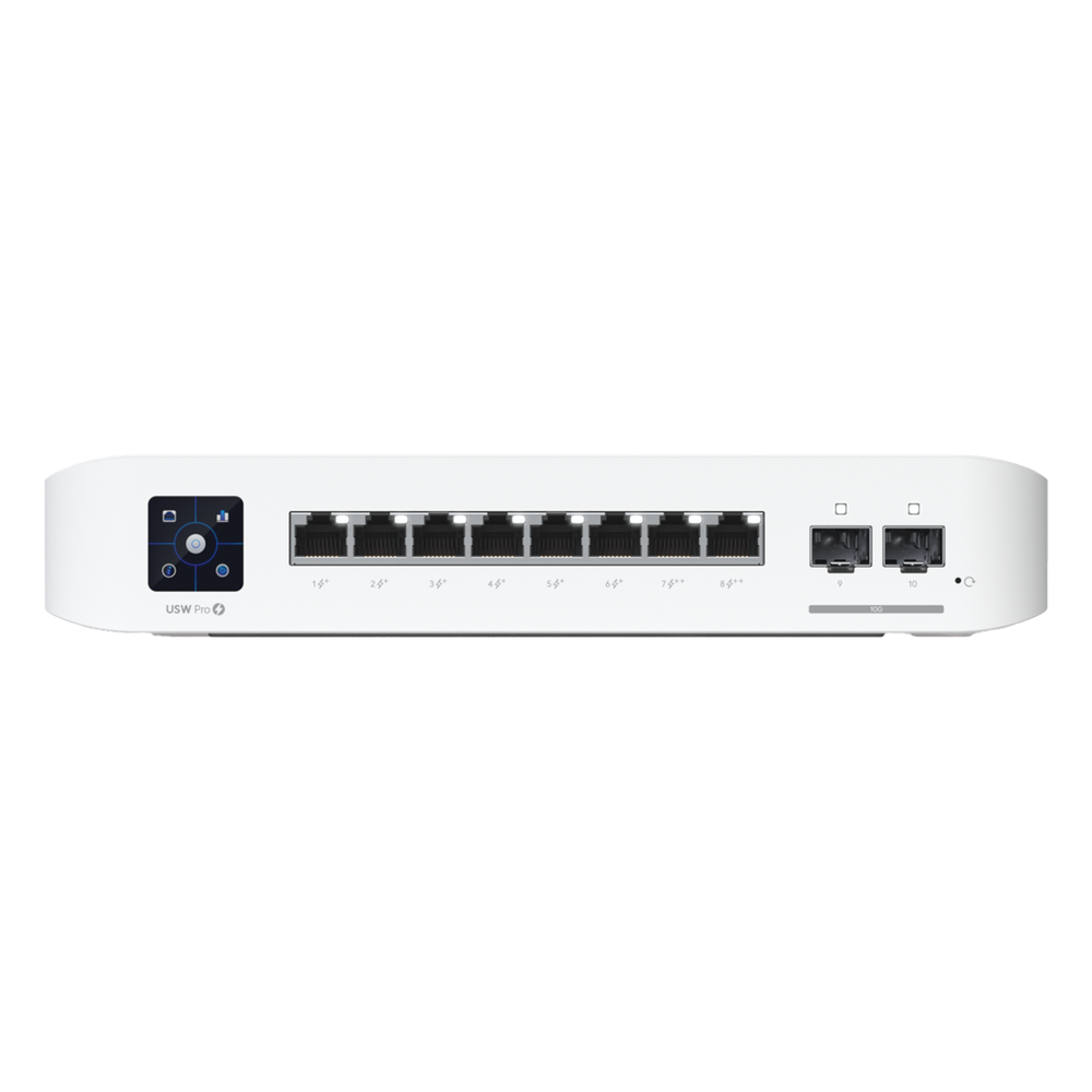 Switch UniFi Pro 8 PoE Administrable Capa 3, 8 puertos GbE / (6) puertos POE+ af/at y (2) puertos POE++ 802.3bt / (2) puertos SFP+ 10G / 120W de presupuesto POE - Imagen 3