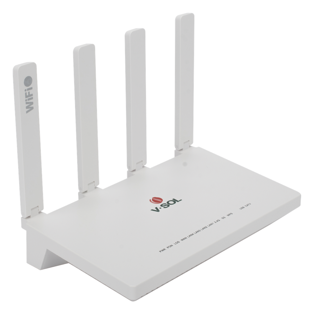 ONU GPON/EPON con Wi-Fi 6 AX1500 / 1 Puerto CATV / 4 Puertos Gigabit / Puerto PON SC/APC - Imagen 3