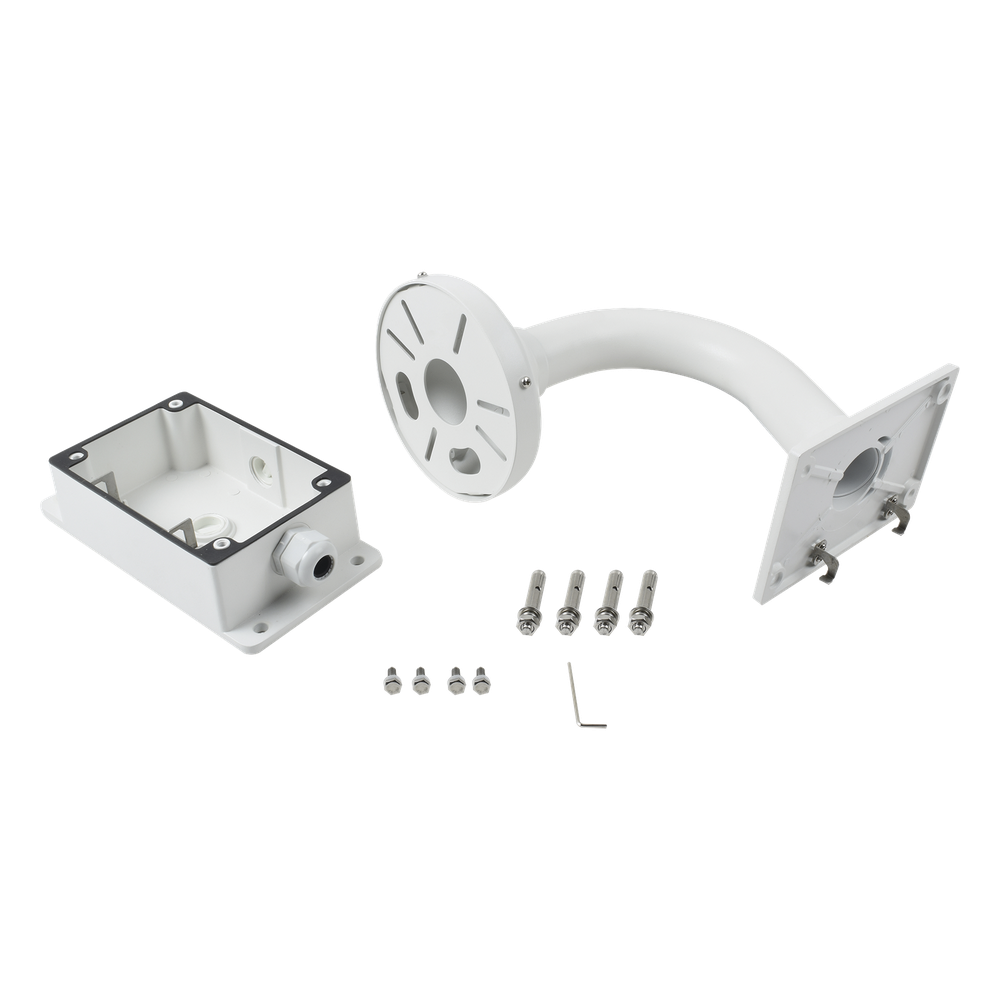 Montaje Universal de Pared con Cuello de Ganso y Caja de Conexiones / Compatible con Cámaras Domo y Bala - Imagen 4