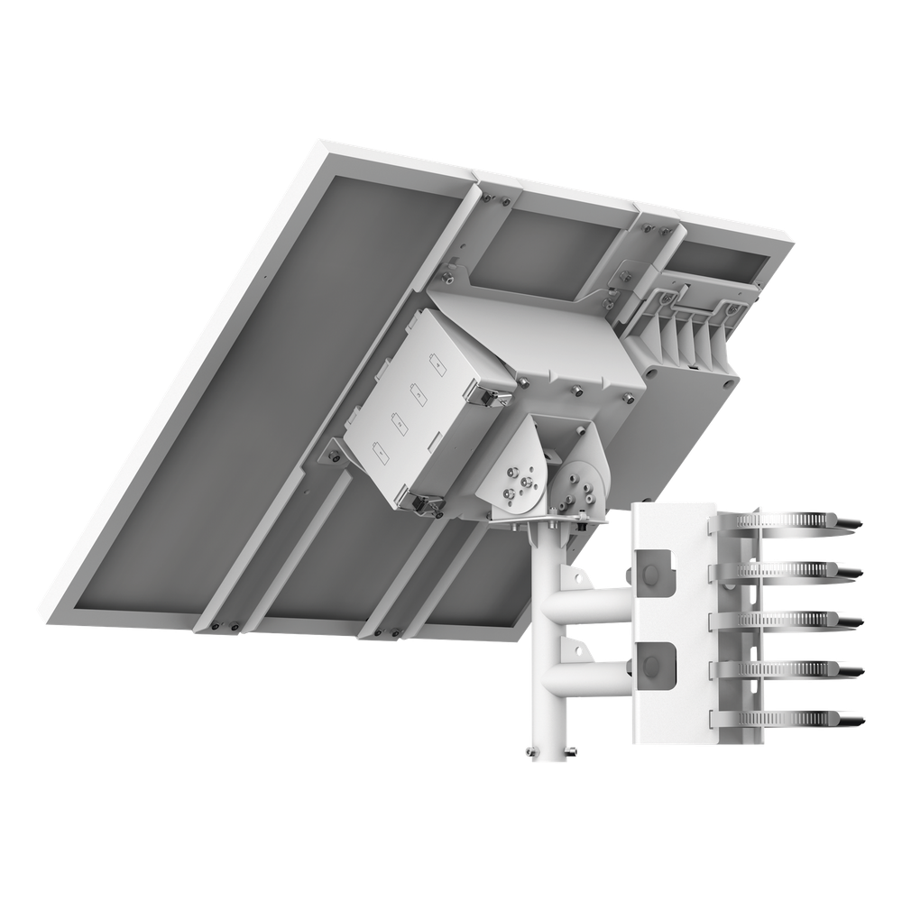 Kit Solar de alimentación / Panel Solar / Batería de Respaldo de Litio 360 Wh / 2 Salidas de 12 Vcd / Accesorios de Instalación / Uso en Exterior IP66 - Imagen 3