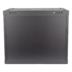 Gabinete para Montaje en Pared - Piso / Puerta de Cristal Templado / Cuerpo Fijo / 9 Unidades de Rack / 19" / Fabricado en Acero - Imagen 4