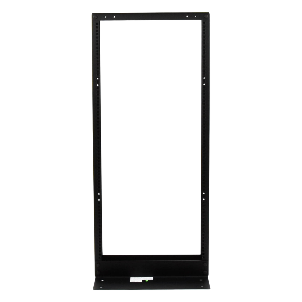 Rack de 2 Postes, Estándar 19", 24 Unidades, Fabricado en Acero, Base "L" para Anclar a Piso. - Imagen 4