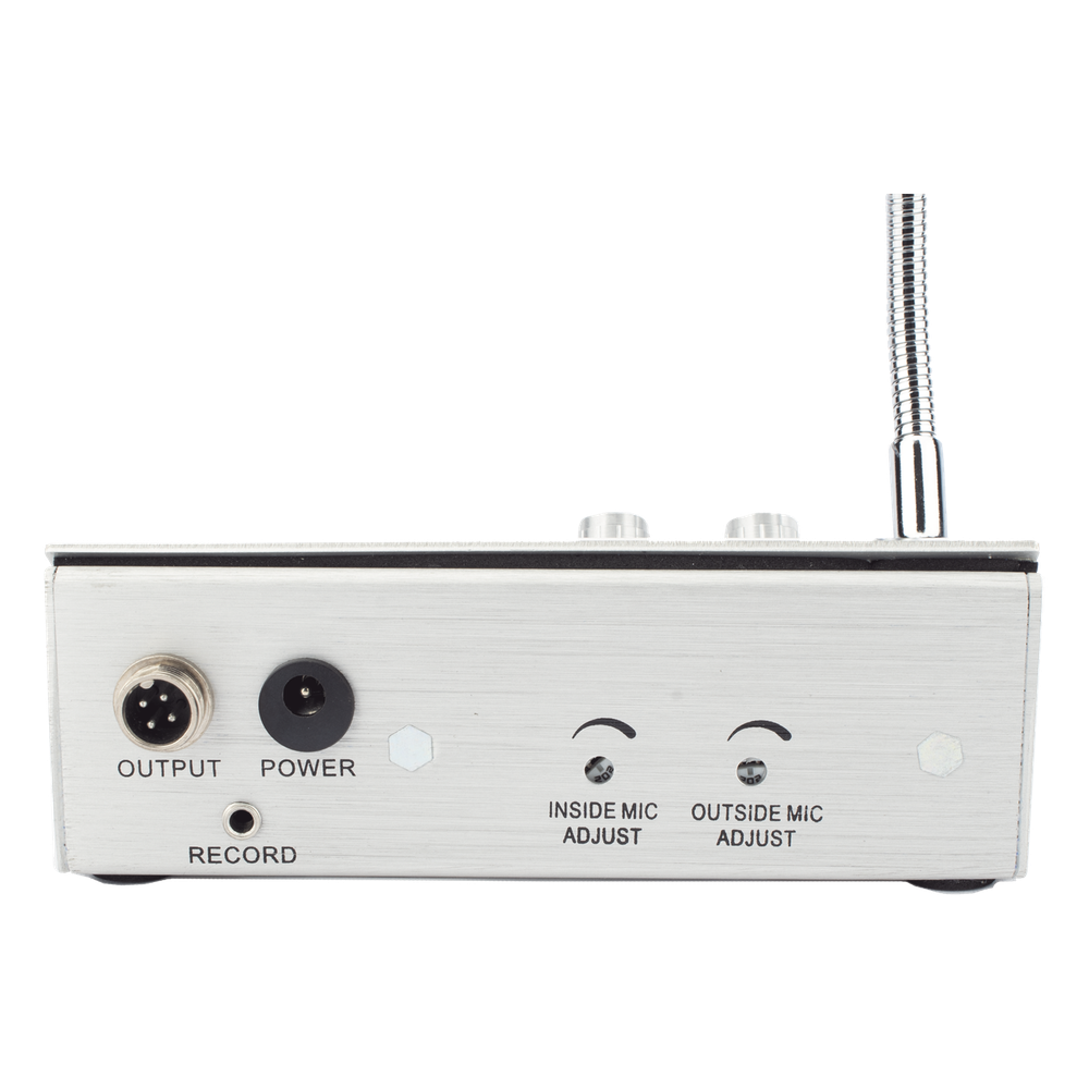Sistema de Intercomunicación | Ideal para Ventanillas | Audio de voz de dos vías | 12V/1A 2W | Micrófono Interior + Micrófono Exterior - Imagen 4