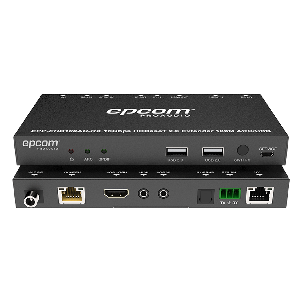 Kit Extensor HDMI | 4K2K@60HZ | HDR 4:4:4 | HDBaseT | 100M | Salida de Audio | HDCP 2.2 | IR Bidireccional | Admite la función USB KVM - Imagen 4