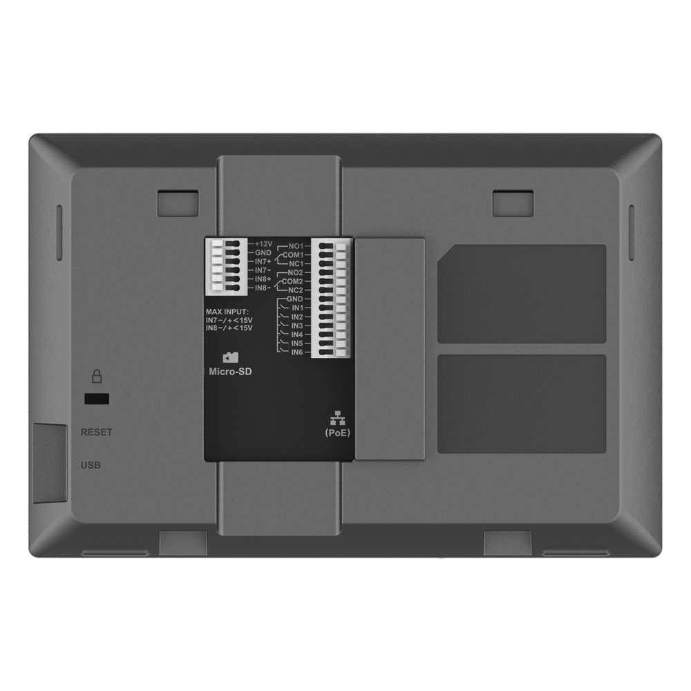 Estación de Intercomunicación SIP con Wi-Fi 6, Bluetooth y Control Total para Agendamiento de Salas y Edificios Inteligentes (Color Negro) - Imagen 7