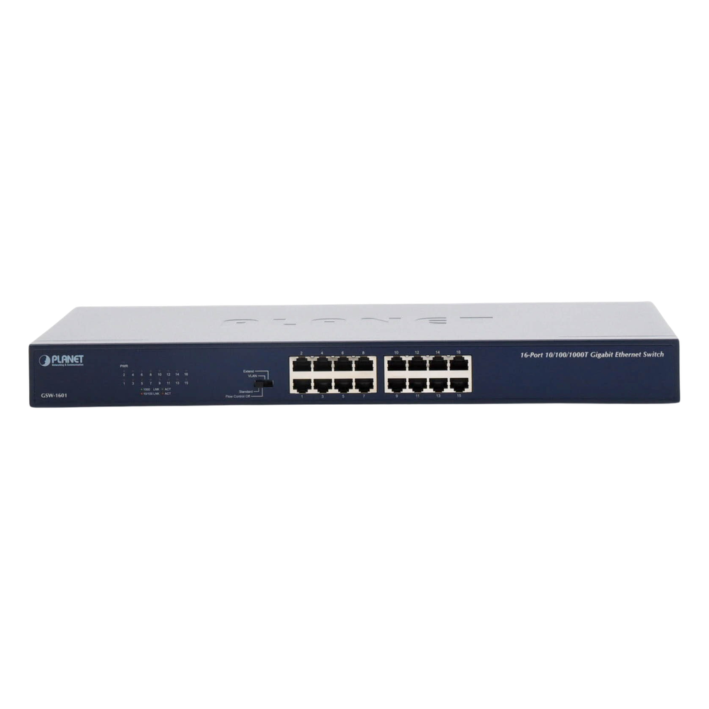 Switch No Administrable Gigabit de 16 Puertos 10/100/1000 Mbps, Con Modo Extendido Para Distancias de Hasta 200 m - Imagen 5