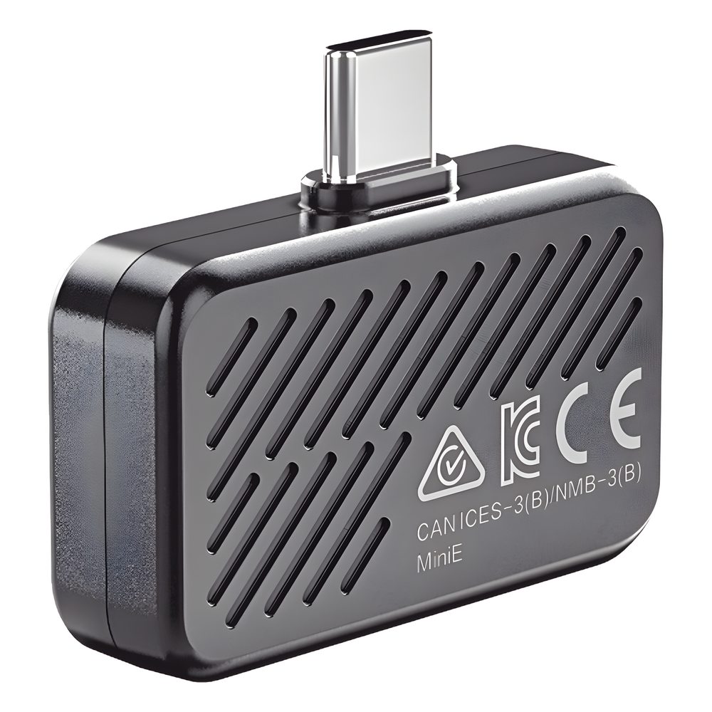 MiniE - Cámara Termográfica para Smartphone / Resolución IR 96 x 96 (9,216 píxeles) / SuperIR / Rango de -20°C a 400°C / Precisión ±2°C o ±2% / Compatible iOS y Android / Paleta Personalizable - Imagen 4