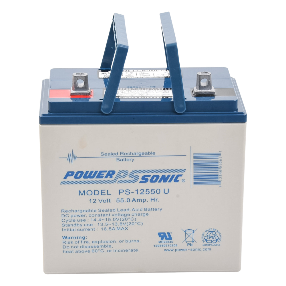 Batería 12V, 55AH, Para Respaldo, Tecnologías AGM/VRLA, 5 Años Vida Útil, Terminales U, Reconocida UL - Imagen 4