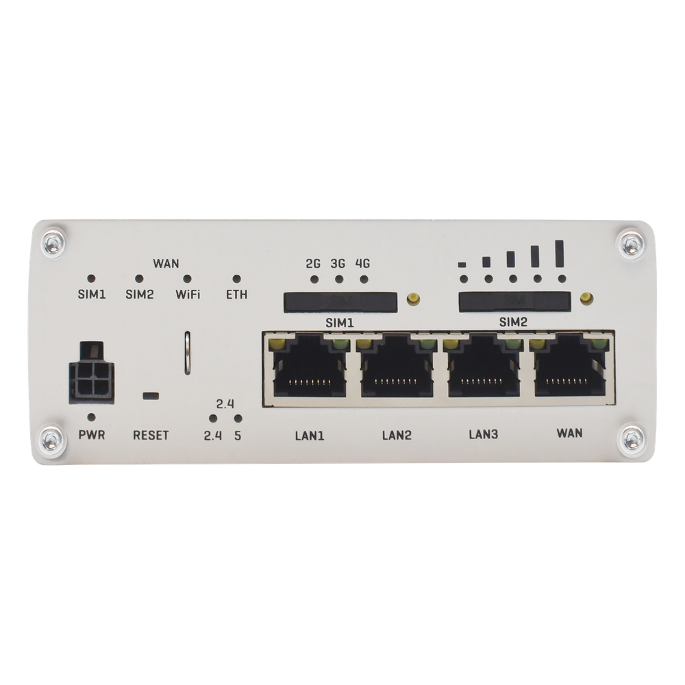 Router Industrial LTE 4.5G Cat 6 / 300 Mbps / WiFi 5 Dual Band / 4 Puertos Gigabit / Doble SIM / GNSS / PoE - Imagen 4
