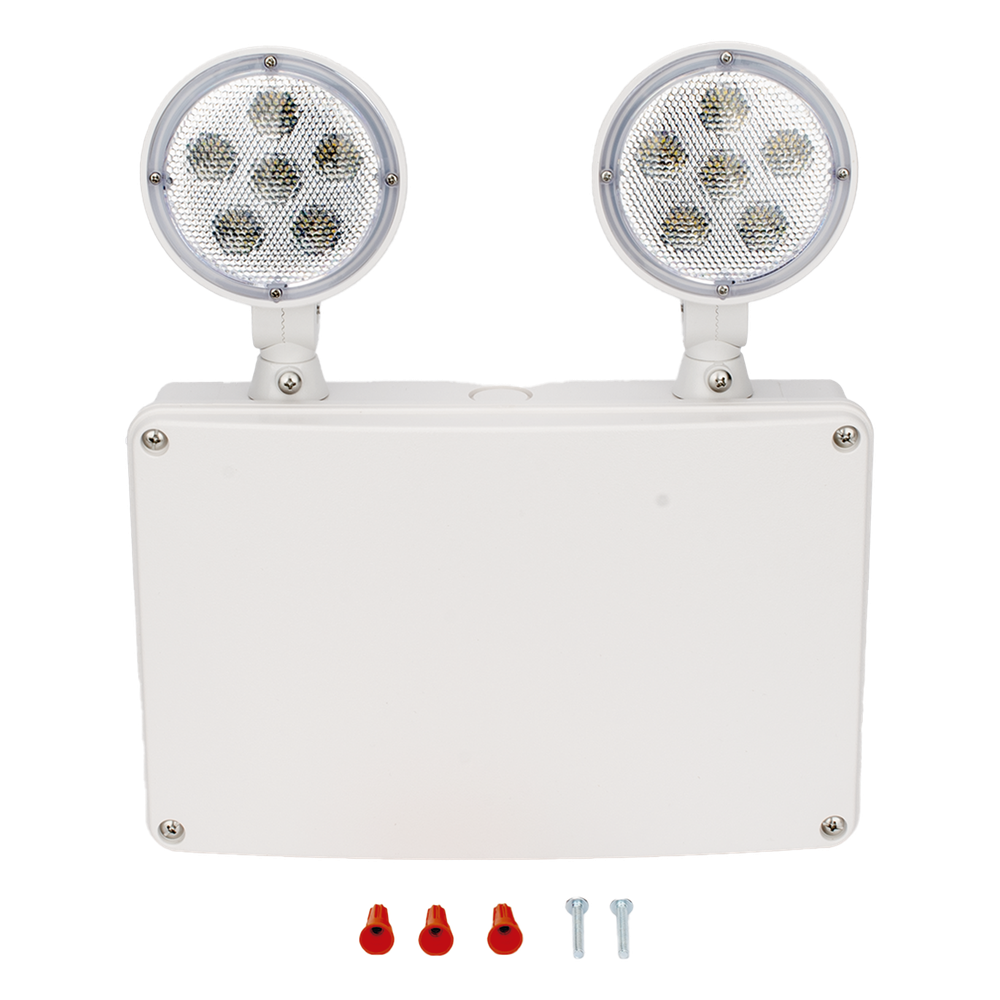 SFWMC / Luz de Emergencia LED / Montaje Universal Pared-Techo-Lateral / 600 lm / 3W / 120-277 VAC / Batería de Respaldo 6V 4.5Ah - Imagen 4