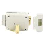 Cerradura Eléctrica / Incluye Llave /Con Botón integrado / Izquierda / Exterior - Imagen 5
