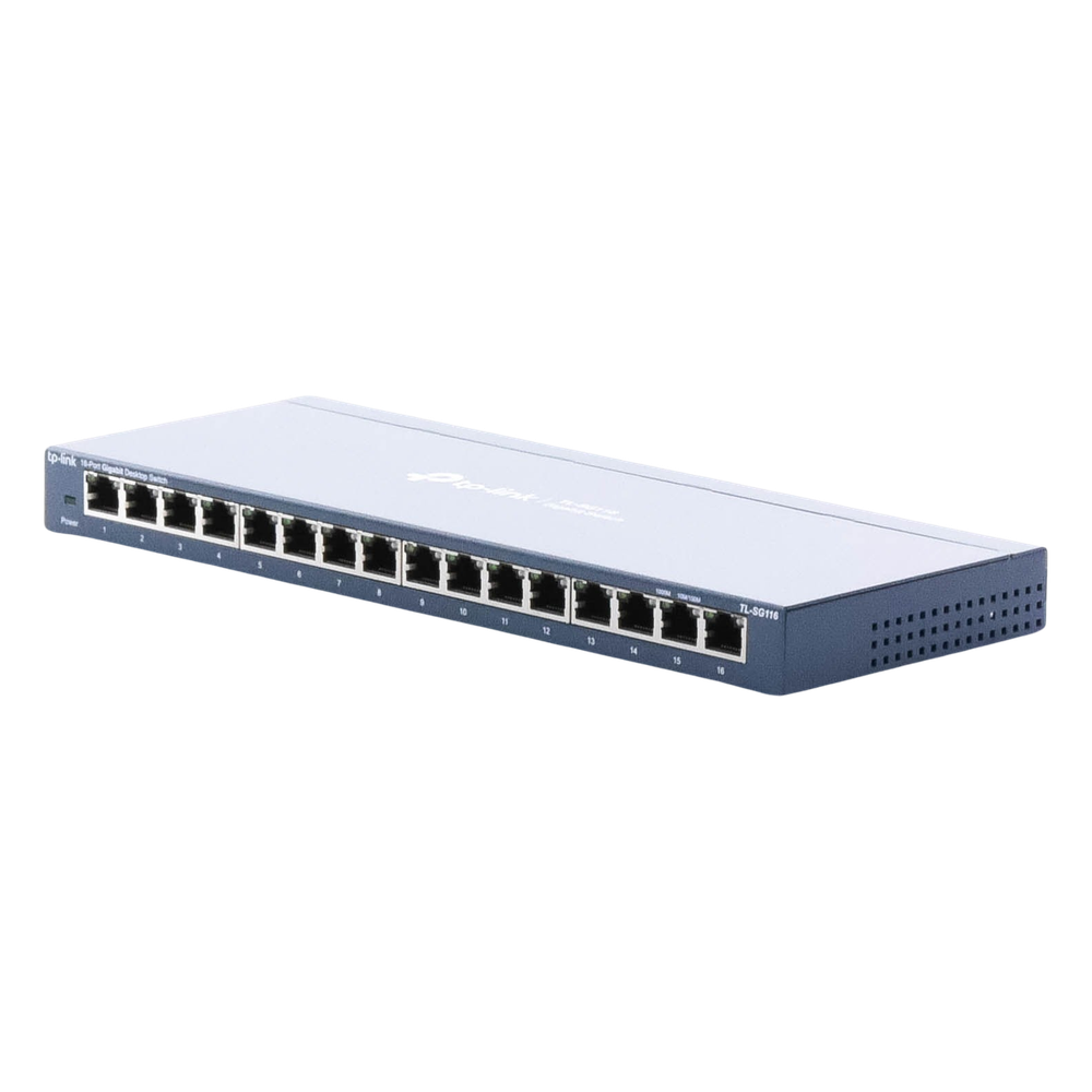 Switch Gigabit no administrable de 16 puertos 10/100/1000 Mbps para escritorio - Imagen 6