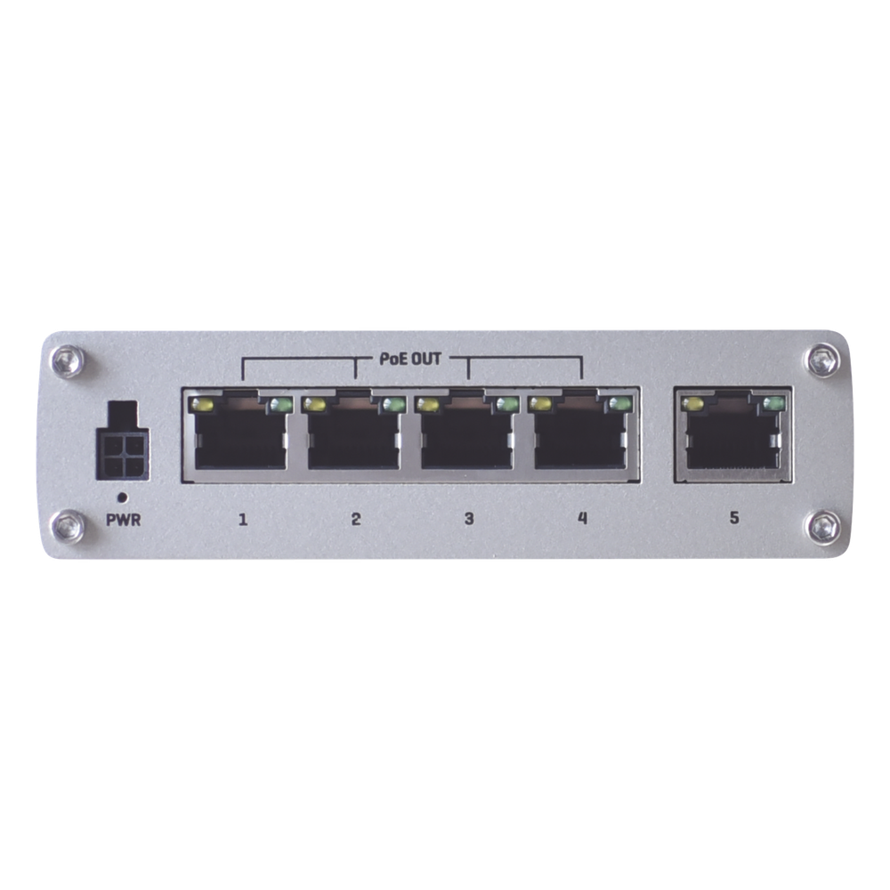 Switch Industrial No-Administrable 5 puertos Gigabit, PoE en 4 puertos 802.3af/at (120W) - Imagen 4