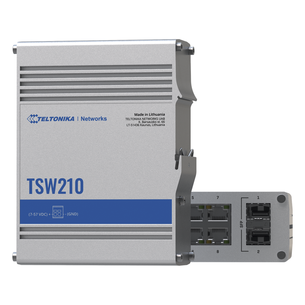 Switch Industrial No-Administrable 8 puertos Gigabit, 2 SFP 1G - Imagen 4
