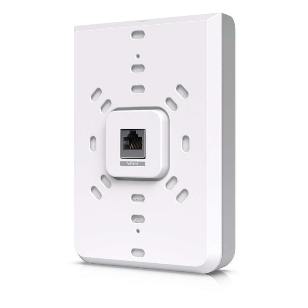 Access Point UniFi U6 In Wall/Montaje p/pared, WIFI 6 2.4 Y 5 Ghz, hasta 5.3 Gbps, 1 pto PoE In, 4 ptos secundarios (1 PoE Out) - Imagen 4