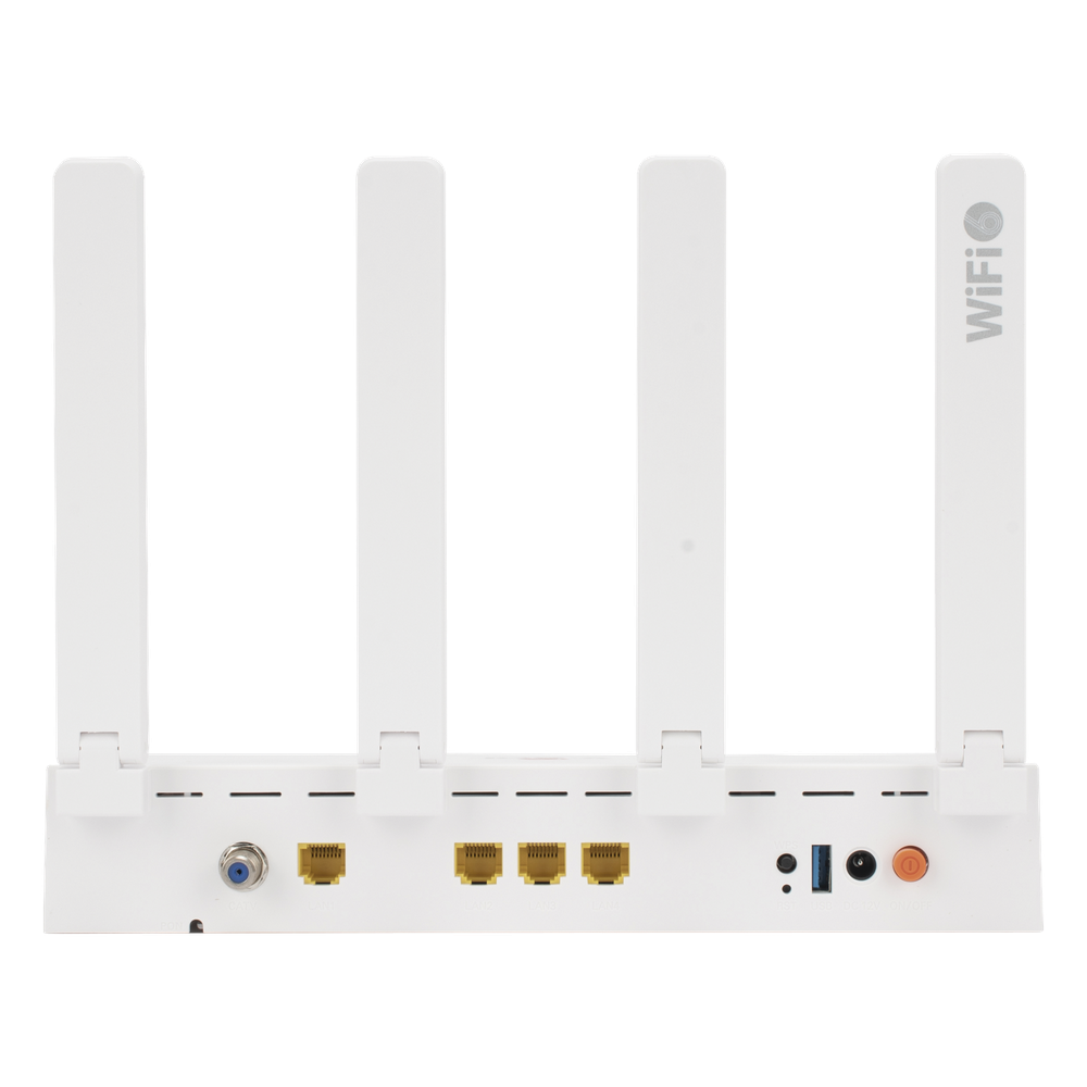 ONU GPON/EPON con Wi-Fi 6 AX1500 / 1 Puerto CATV / 4 Puertos Gigabit / Puerto PON SC/APC - Imagen 4