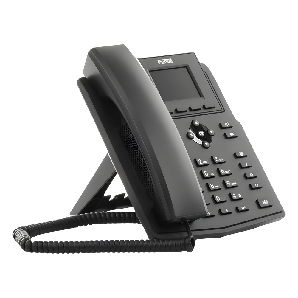 Teléfono IP empresarial para 4 líneas SIP con pantalla LCD de 2.4 pulgadas a color, Opus y conferencia de 3 vías, PoE. - Imagen 4