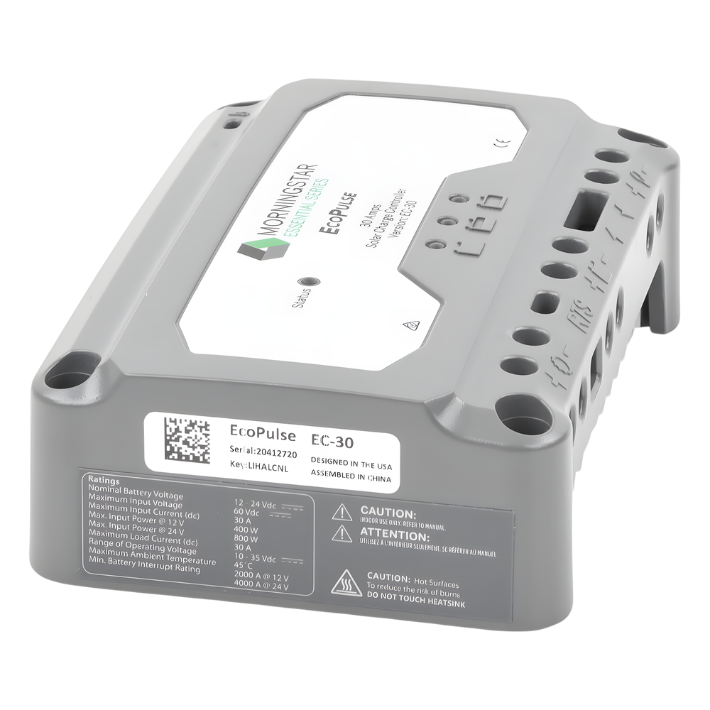 Controlador solar 12/24 Vcc de 30 Amp. Sin pantalla de medición. - Imagen 5