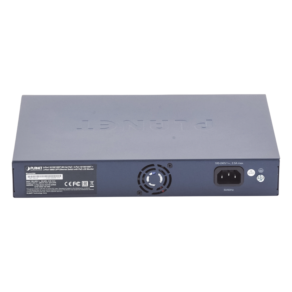 Switch No Administrable 8 Puertos Gigabit con Modo Extender a 250 m, 2 Puertos Uplink 10/100/1000 Mbps, 2 Puertos SFP - Imagen 5
