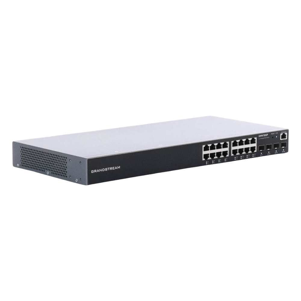 Switch Gigabit PoE+ Administrable / 16 puertos 10/100/1000 Mbps + 4 Puertos SFP Uplink / Hasta 240W / Compatible con GWN Cloud. - Imagen 5