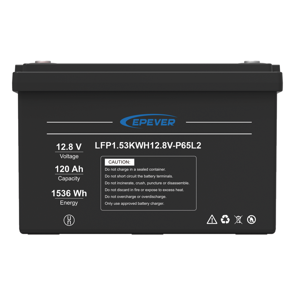 Batería de Litio LiFePO4 Ciclo Profundo / 12.8 Vcc / 120 Ah / 1.53 kWh / Exterior / Libre de Mantenimiento - Imagen 5