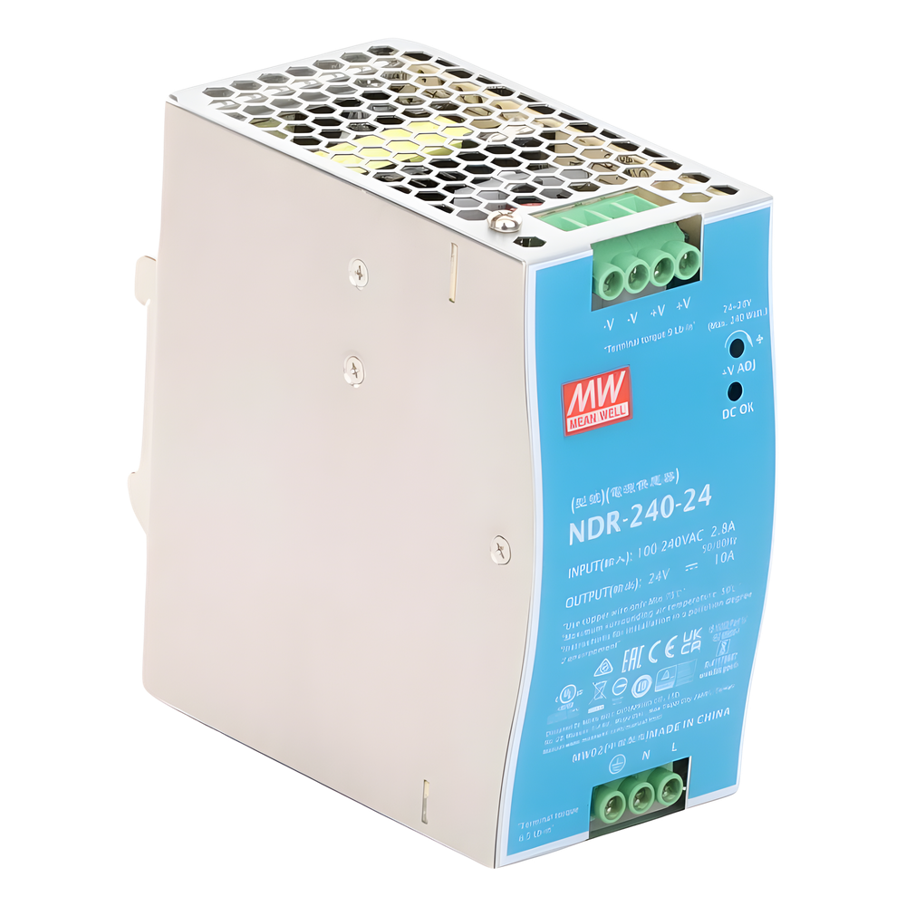 Fuente de poder industrial para riel DIN / 240W / 24Vcc / 10A / Entrada: 90-264Vca - Imagen 5