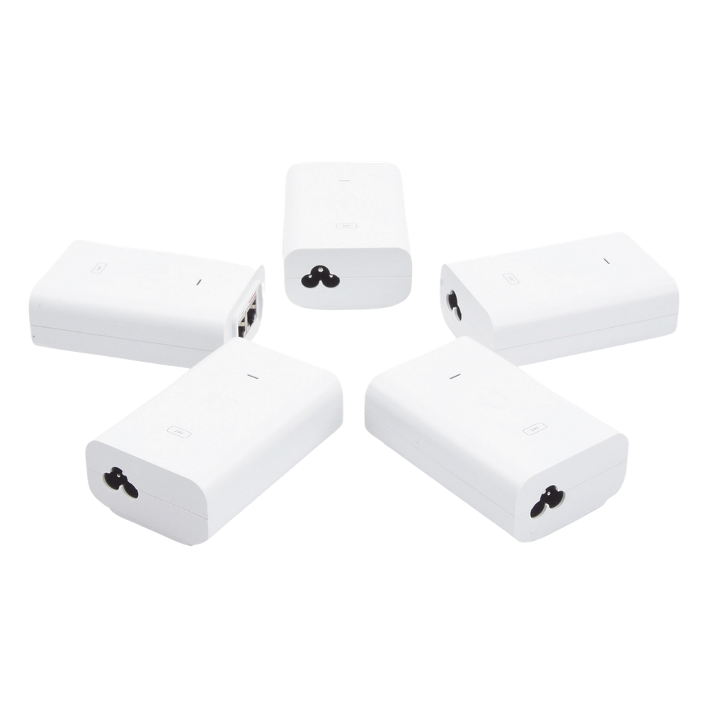 5 Unidades del Adaptador PoE Ubiquiti de 24 VDC, 1.0 A con puerto Gigabit, color blanco - Imagen 5