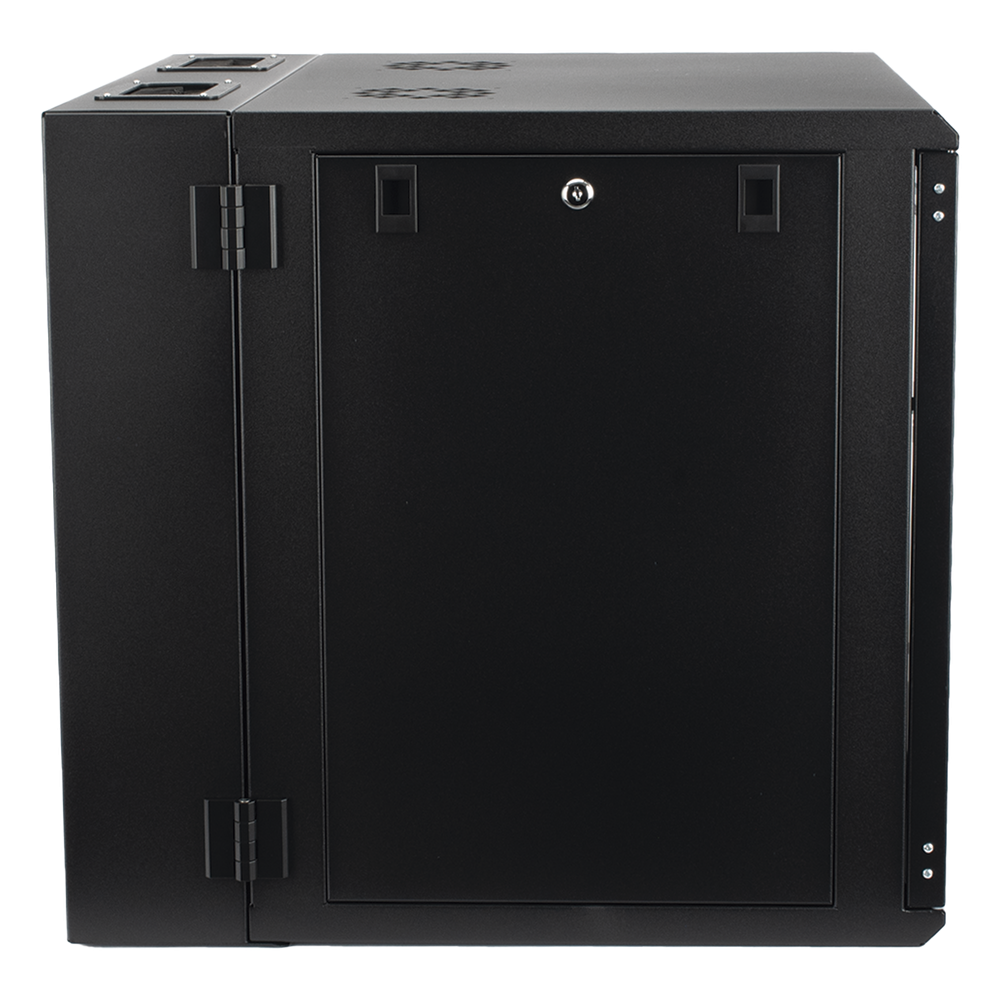 Gabinete Abatible de Pared (Con Marco Trasero) con Rack 19" de 12 Unidades. Ventana de Cristal Templado. - Imagen 5