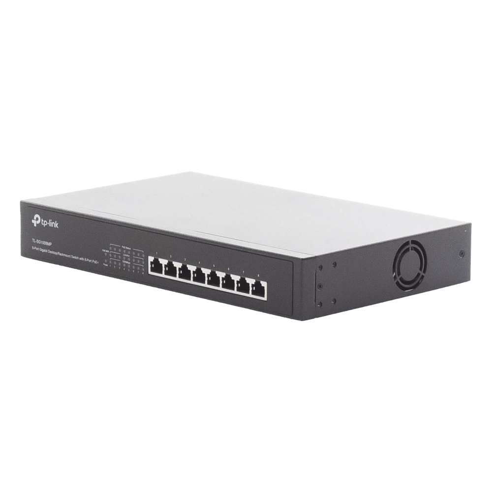 Switch Gigabit PoE+ no administrable de 8 puertos 10/100/1000 Mbps, para escritorio - Imagen 5